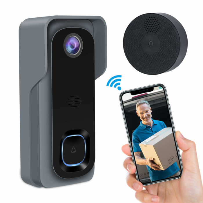 QSMART SMART RINGER, FULL HD 2MP, IOS AND ANDROID, WIRELESS, VIDEOINTERFON 2 WAY AUDIO, MIX ALERT, RECORD